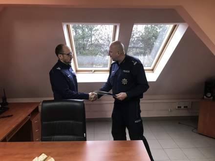 Nowy Komendant w Komisariacie Policji w Strumieniu